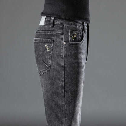 Men's Slim-Fit Stretch Jeans - Stylish and Comfortable Denim