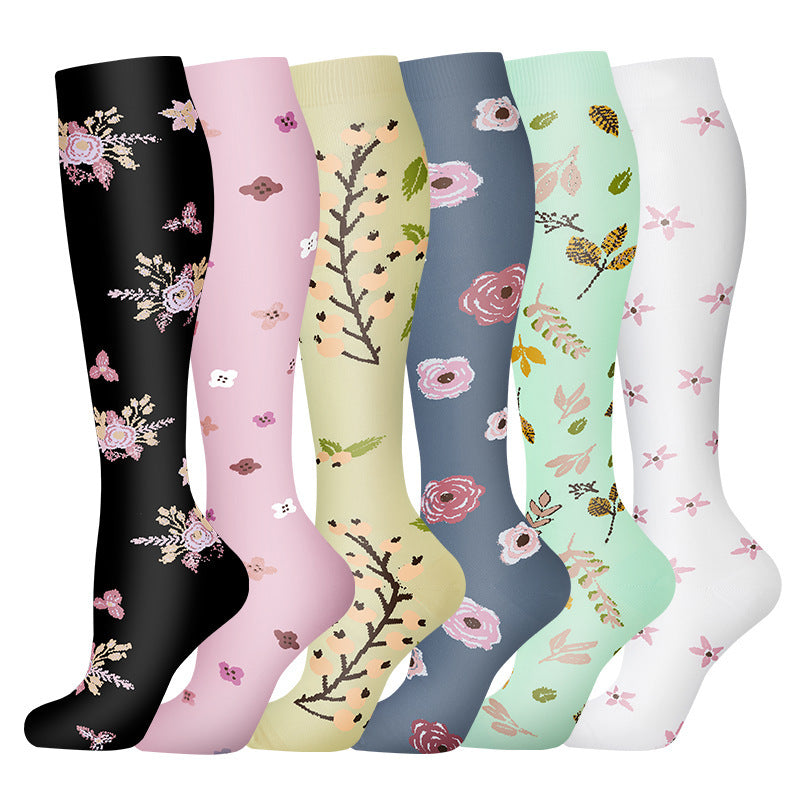 Leisure Printed Sports Pressure Socks Combination Set