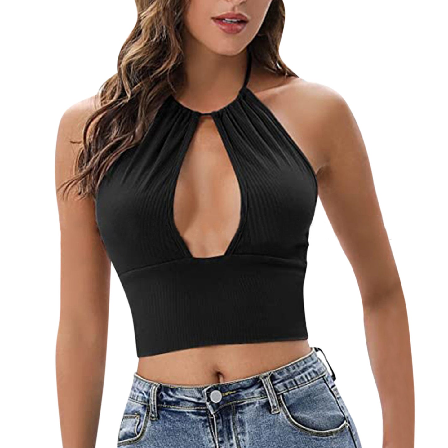 Women's Sexy Hollow-Out Camisole Halter Top - Summer Vest