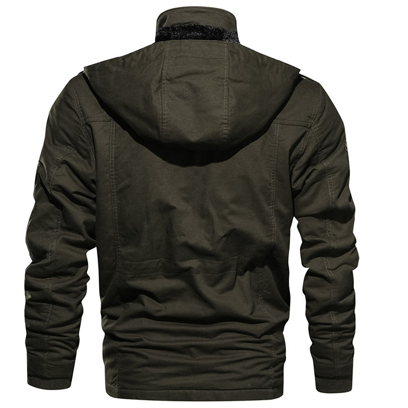 Men's Warm Tactical Winter Jacket - Durable and Water-Resistant