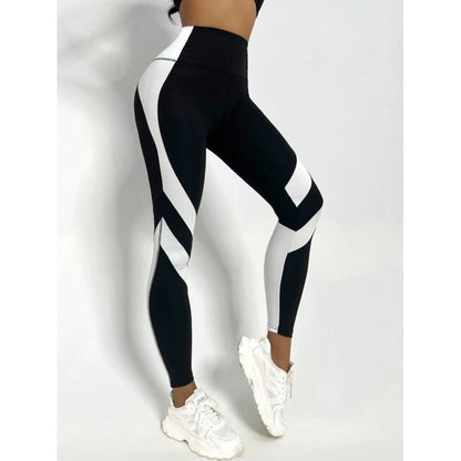 Women's Minimalist And Versatile Patchwork High Waisted Yoga Pants