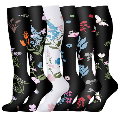 Leisure Printed Sports Pressure Socks Combination Set