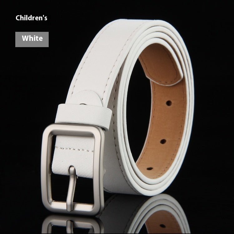 Men's Classic Genuine Leather Belt with Metal Buckle