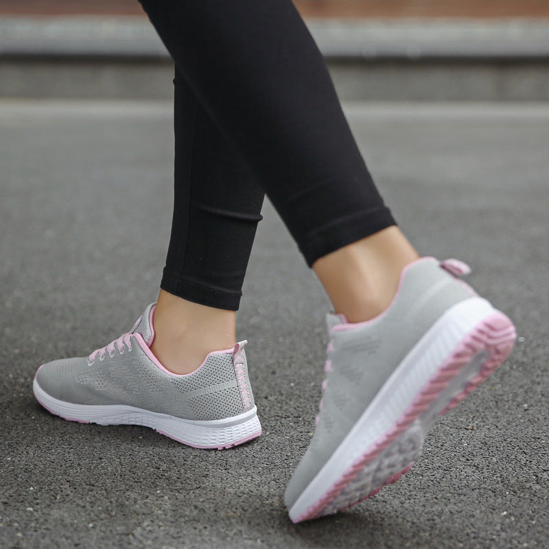 Side view of Women's Breathable Sports Sneakers