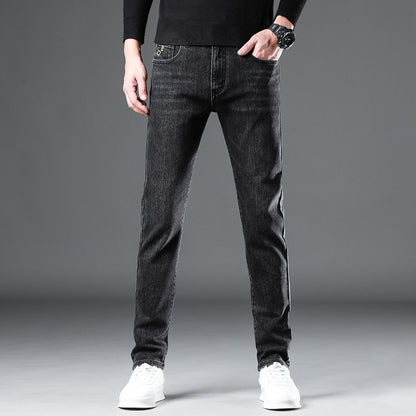 Men's Slim-Fit Stretch Jeans - Stylish and Comfortable Denim