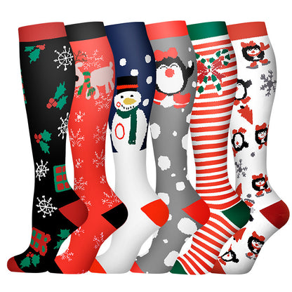 Leisure Printed Sports Pressure Socks Combination Set