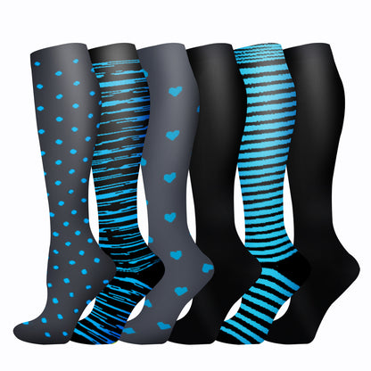 Leisure Printed Sports Pressure Socks Combination Set